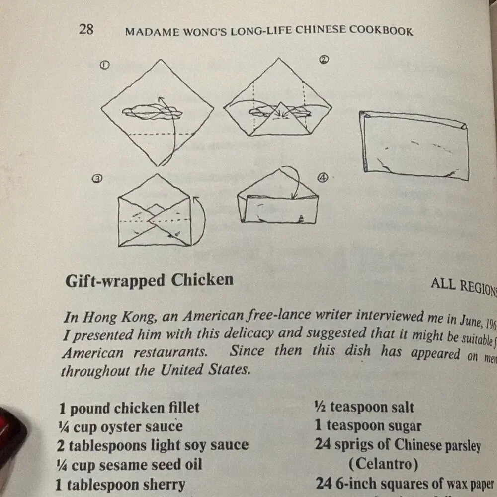 Madame Wong's LONG-LIFE CHINESE COOKBOOK recipes specially designed for West Ben